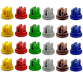 Miniatyrbild 1 av 5: 24-pack Spraymunstycken 110 Graders Fläkt Dimmunstycken Plastmunstycken Spraymunstycksspetsar Kombinationsset för Jordbruk, Skogsbruk LGL