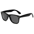 Pikkukuva 1 / 2: Retro Wayfarer aurinkolasit, matta musta (LGL)
