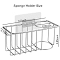 Miniatyrbild 5 av 5: Svampställ för diskbänk - Diskbänksställ, 2 tum-WELLNG (LGL) Sink Caddy