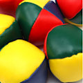 Miniatyrbild 3 av 5: Jongleringsboll för nybörjare läder rund sandsäck kast sandsäck spel sandsäck (LGL)