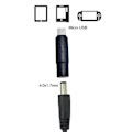 Miniatyrbild 2 av 5: Micro USB Mhane till DC 4.0x1.7mm/3.5x1.35mm Honkontakt Konverter Adapter [GGL] 3.5x1.35mm