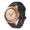 Miniatyrbilde 5 av 5: 20mm Universal Silikon Klokkereim Erstatning for Samsung Galaxy Watch Active/Active2 40mm/Watch 42mm/Huami Amazfit GTR (42mm)/Garmin LGL Black