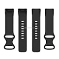 Miniatyrbillede 2 af 5: Til Fitbit Charge 5 Silikone Urrem LGL Black S