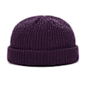 Miniatyrbillede 1 af 3: Herre Strikket Hue Beanie Skullcap Sømandshue Kantløs Retro Navy Stil Beanie Hue LGL Purple