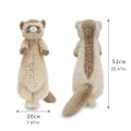 Miniatyrbillede 2 af 5: Fritte Plyslegetøj Fritte Dukke Fritte Udstoppede Plyslegetøj Pude Ryglæn Pude Fritte Plysdukke til Soveværelse Seng Sovende Hjemme Ro LGL brown