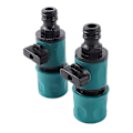 Pikkukuva 1 / 5: Puutarhaletkun pikaliittimet venttiilillä 16mm, 2 kpl (LGL)