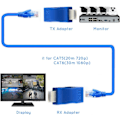 Miniatyrbilde 4 av 5: HDMI-forlenger 1080P RJ45 LAN Nettverksport HDMI-forlenger opptil 30m Over Ethernet LAN CAT5e/6 UTP-kabel for HDTV-skjerm 1 Par (LGL)