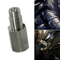 Miniatyrbild 4 av 5: Oxygen O2 Sensor M18X1.5 Förlängare Spacer Adapter Bung Katalysator CEL Eliminator Biltillbehör LGL silver
