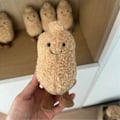 Miniatyrbillede 2 af 2: Sjov Jordnød Plys Legetøjstaske Vedhæng Nøglering LGL