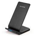 Miniatyrbillede 1 af 5: 30W trådløs opladerstand til iPhone 14 13 12 11 Pro X Xs Max Xr Samsung S21 S20 Qi hurtigopladningsdock til telefonholder [GGL] Black