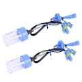 Miniatyrbild 1 av 5: 1 Par Snabbstart HiD Xenon Lampa Ljuskälla Snabbstart HID H1 H4 H7 6000K 8000LM 55W  (LGL) H9