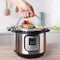 Miniatyrbilde 3 av 5: Dampkurv i rustfritt stål for Instant Pot, med silikonbelagt håndtak, tilpasset for 5/6 Qt eller 8 Qt Instapot trykkoker. Perfekt  (LGL)