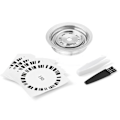 Miniatyrbild 1 av 5: Kaffekapseladapter för Vertuo-maskiner, Kaffepodsadapter i rostfritt stål för Vertuo /Vertuo Ne LGL Silver
