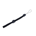 Miniatyrbillede 2 af 2: 5 STK Telefonholder Lanyard Halskæde Håndledsrem Mobiltelefon Bæretaske (Sort) (LGL)