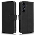 Pikkukuva 1 / 5: Samsung Galaxy A35 5G Nahkakotelo Käännettävä Puhelinkotelo Lompakolla ja Jalustalla LGL Black