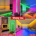 Miniatyrbild 3 av 5: DC12V RGB LED-styrenhet + 44-tangenters fjärrkontroll RGB-styrbox IR-ljusremsstyrenhet för 2835 5050 RGB-ljusremsa [LGL] As Shown