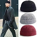 Miniatyrbilde 2 av 5: Unisex strikket lue for menn kvinner caps ull mote enkel varm skullies beanies solid høst vinter beanie lue trendy stil LGL Caramel Color