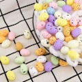 Miniatyrbilde 5 av 5: Påskepynt Egg - Mini Påske Flerfargede Skum Egg DIY Påskefest Dekor Gave - Assorterte Farger - Ingen Kurv (LGL)