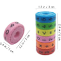 Miniatyrbilde 5 av 5: 2 stk. Magnetiske Matte Leker Telling Abacus Tall Symboler Læringsverktøy Byggeklosser Spill for Barn, Tilfeldig Farge (LGL)