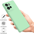 Pikkukuva 2 / 5: Motorola Edge 50 Neo 5G -kotelo, nestemäinen silikoni, naarmuuntumaton puhelinkuori käsiremmin kanssa, LGL Multicolor Style B
