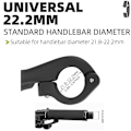 Miniatyrbillede 5 af 5: 1 par skridsikre Mtb Mountainbike styr-ender 22,2 mm cykelstyr-ender nylon styrgreb ergonomisk design cykeltilbehør [GGL]