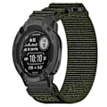 Miniatyrbilde 2 av 5: 22mm Nylon Klokkereim For Garmin Instinct 2 Solar LGL Army Green