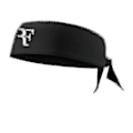 Miniatyrbilde 1 av 2: Federer Tennis Pannebånd Sports Bandana Svetteabsorberende Hurtigtørkende Pannebånd -Sy LGL black