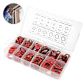 Miniatyrbild 2 av 5: 600 st/set Packningsdistanser Bricka Röd Stålpapper Fiber Platt Isolationskit LGL