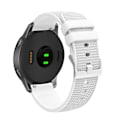 Miniatyrbillede 2 af 5: Urrem 20 mm til Garmin, Samsung, Huawei, Amazfit (LGL) Vit