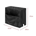 Miniatyrbillede 2 af 4: MIG Svejsermaskine Støvdække Baldakin Have Svejsermaskine Beskyttelsesdække Sort_FPJ8 LGL Black 18.50*11.02*14.57inch