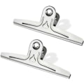 Miniatyrbillede 1 af 5: Ekstra Store Bulldog Clips, 2 Pak 30cm Rustfrit Stål Jumbo Kæmpe Binder Clips Papirklemmer Holder til Tegnebræt, Kunst, Lærere, Hjem O LGL