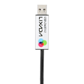 Miniatyrbilde 5 av 5: Lixada USB til DMX Grensesnitt Adapter LED DMX512 Datamaskin PC Scenebelysning Kontroller Dimmer LGL