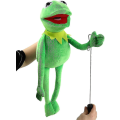 Miniatyrbilde 1 av 5: Kermit Froskehånddukke, Frosk Plysj, The Muppets Show, Myk Froskedukkepuppet Egnet For Rollespill - Grønn, 24 Tommer
