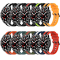 Pikkukuva 2 / 5: 20/22mm silikoninen kellon ranneke rannekoru watch5/5 pro/VantageM/M2 LGL -kelloon Army green red 22mm