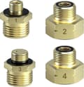 Gaspatronadapter Gasflaskadapter för påfyllning av tyska gasflaskor i EU Utomlands Adapter Gaspatron Tillverkad av mässing Gaspatronadap (LGL)