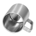 Miniatyrbilde 4 av 4: Rustfritt stål krus 300ml kapasitet dobbelt lag ergonomisk design tekstur med håndtak kaffekrus (LGL)