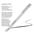 Miniatyrbillede 4 af 4: Pen til Microsoft Surface, Kompatibel med Surface 3, Surface Go, Surface Pro 3, Surface Pro 4, Surface Pro 5, Surface Pro (2017), Surface P LGL Silver