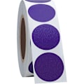 Pikkukuva 4 / 5: 1 000 itseliimautuvaa pyöreää luonnonpaperitarraa, violetti 2,5 cm-yu (LGL)