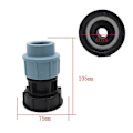 Miniatyrbillede 2 af 5: 1 stk. S60X6 IBC Tank Adapter til 32 mm Lige Slangefittings Tilbehør Vandslange Fittings Værktøj (LGL)