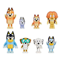Miniatyrbilde 1 av 2: 8 stk. Tegneserie Bluey Flyttbare Dukker PVC Leker Action Samling Modellfigurer (LGL)