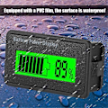 Miniatyrbild 3 av 5: 12-48V Universell Batterikapacitetsindikator Batteri Ström Display Testare Voltmeter (Grön) (LGL)