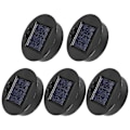 Miniatyrbild 3 av 5: 5-pack reservdelar för solcellslampor (övre storlek 7 cm, nedre storlek 6 cm), 7 varmvita LED-lampor, vattentäta [LGL] As Shown