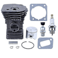 Miniatyrbild 1 av 4: Cylinderkolv Toppfinish Reparationskit Kedjesåg 503870276 För Husqvarna 340 345 (LGL)