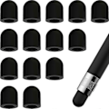 Miniatyrbilde 1 av 3: 15 stk Erstatning Stylus Tupper Silikon Erstatning Pennetupp Deksel for Touch Penn Stylus Berøringsskjerm Penner (LGL)