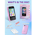 Miniatyrbilde 5 av 5: Smarttelefonleker for barn, gaver til jenter og gutter i alderen 3-8 år, Læringsleke for småbarn jy LGL B-Pink Castle Unicorn