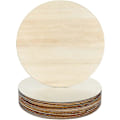 Miniatyrbillede 1 af 5: 20 stk. Ubehandlede Runde Træcirkler, 25 cm / 10 tommer Diameter, 3 mm Tyk, Almindelige Naturlige Tomme Træskiver til Maling, Håndværk, Skilt Plaq LGL