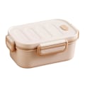 Miniatyrbillede 1 af 5: 1000ML Madkasse Dobbelt Lag Lækagesikker Plastik Lås Spænde Bento Boks Husholdningsartikler (LGL)