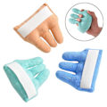 Miniatyrbild 1 av 5: Fingerkontrakturkudde, Kon med fingerseparator Handgrepp Palmgrepp Pad LGL blue