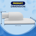 Miniatyrbild 3 av 4: Summer Waves Skimmer Vakuumplatta Adapter P58P1955W05, Pool Vakuumplatta Ad (LGL)