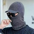 Miniatyrbilde 1 av 5: Vinterlue for menn Skullies Beanies Luer Vinterbeanies for menn kvinner Ullskjerf Lue Balaklava Maske Bonnet Strikket Lue for kvinner LGL Grey Zipper